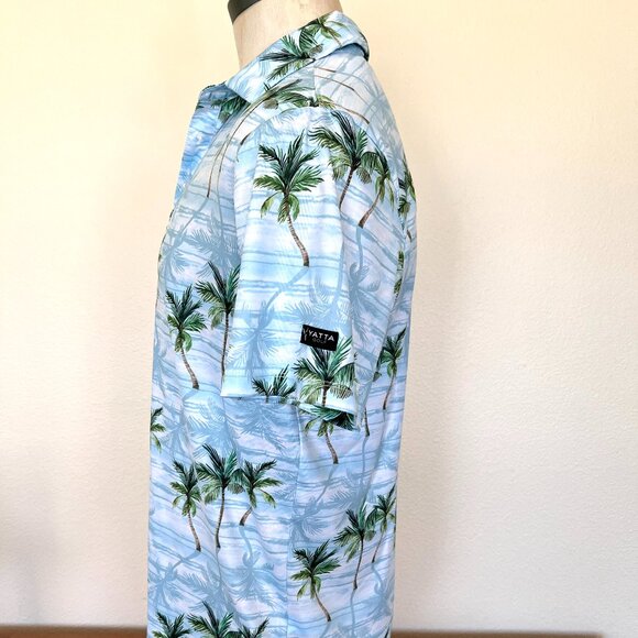 Yatta Golf Polo - Hawaiian - Light Blue - Size Medium - Picture 5 of 10